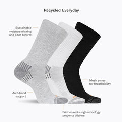 Recycled Low Cut Tab Sock 3 Pack - Socks | Merrell For Sale