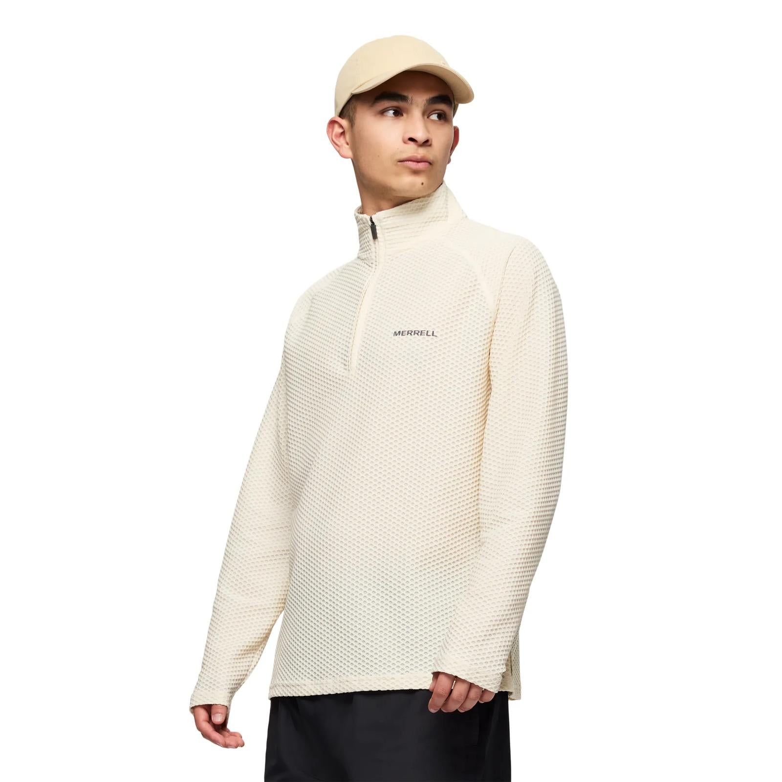 Teebo Quarter Zip Mid Layer - Clothing | Merrell On Sale