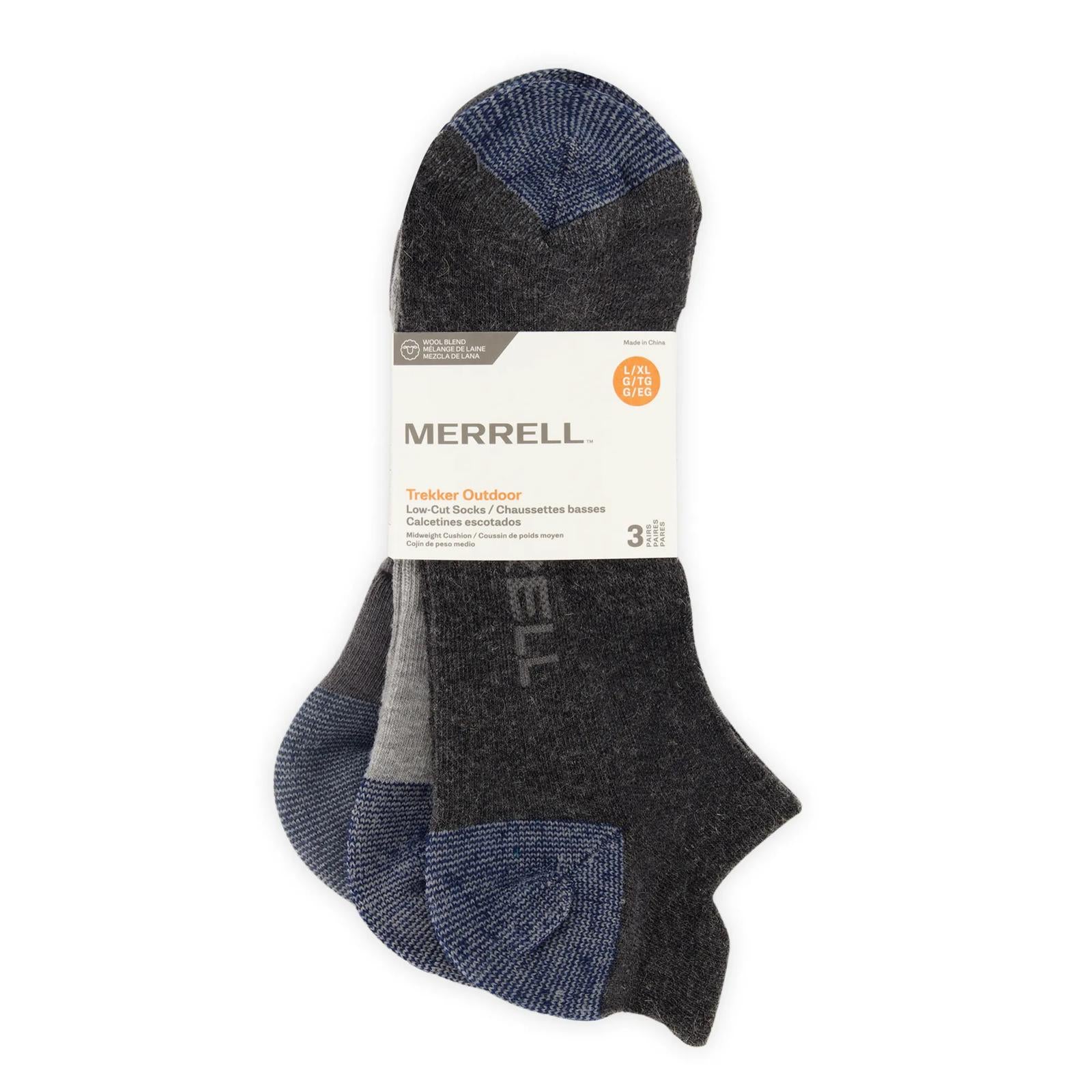 Trekker Outdoor Low Cut Sock 3 Pack - Socks | Merrell For Sale