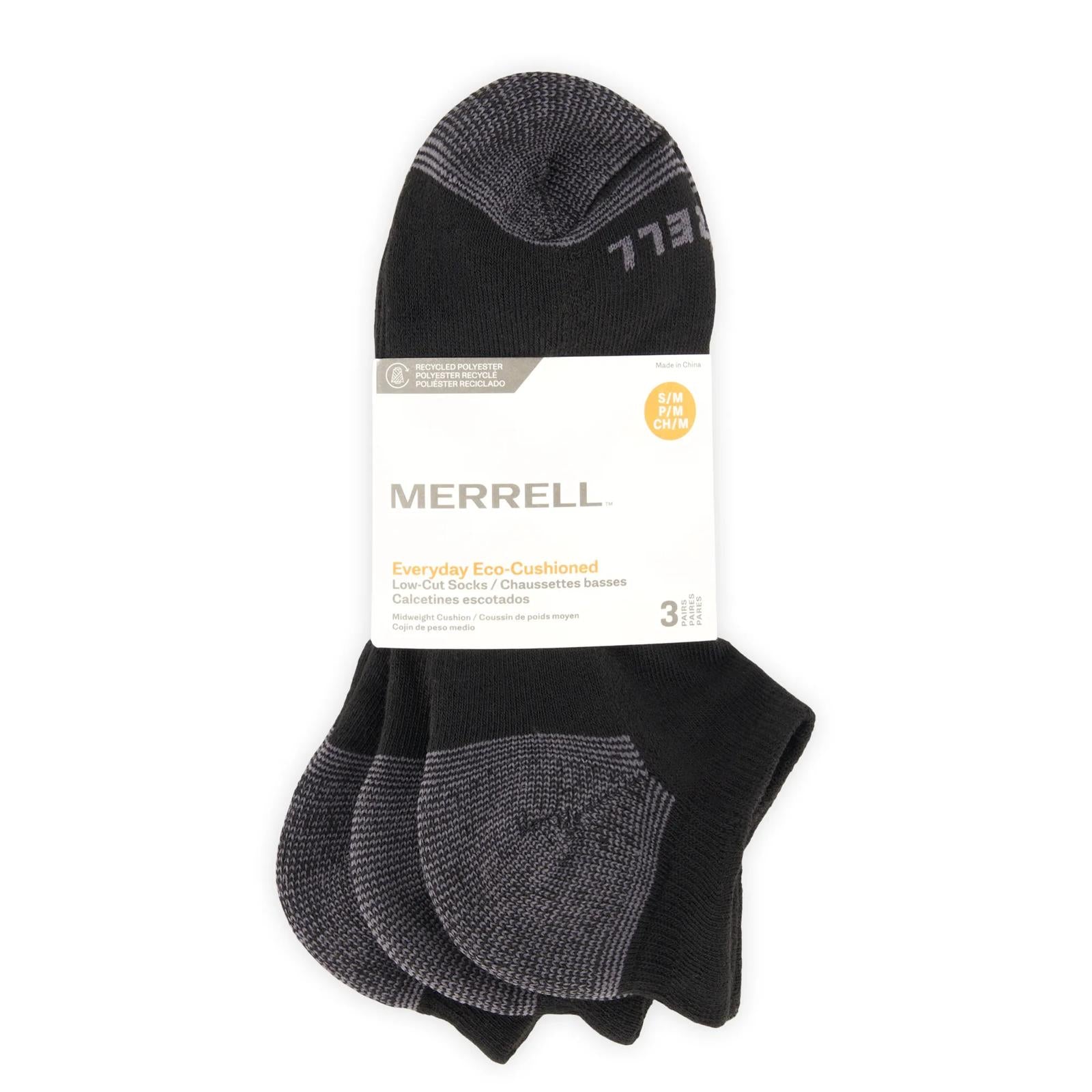 Eco Cushioned Low Cut Socks 3 Pack - Socks | Merrell Onsale