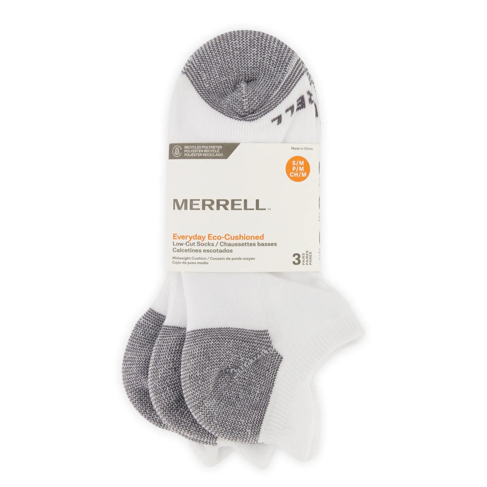 Eco Cushioned Low Cut Socks 3 Pack - Socks | Merrell For Sale