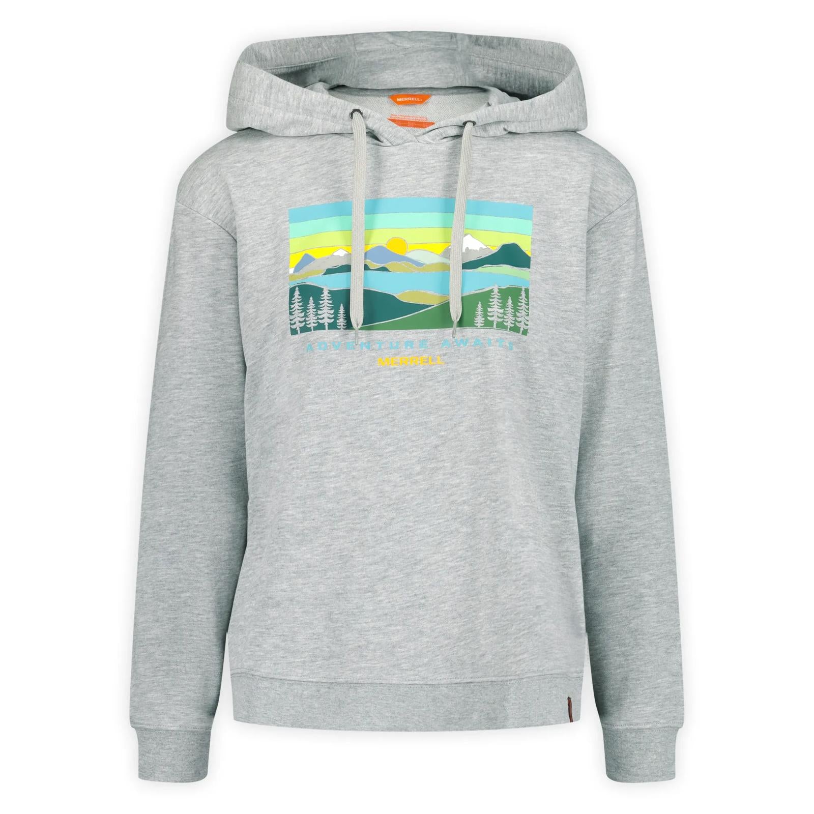 Await Adventure Semi-Cropped Graphic Hoody - Tops | Merrell