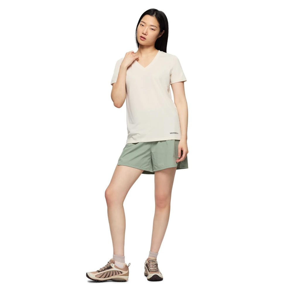 Viva Tencel V-Neck Tee - Tops | Merrell Discount
