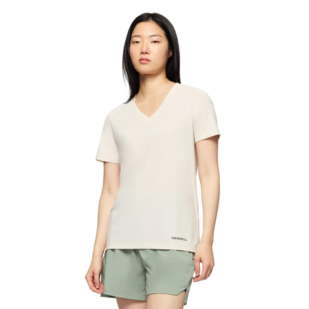 Viva Tencel V-Neck Tee - Tops | Merrell Discount