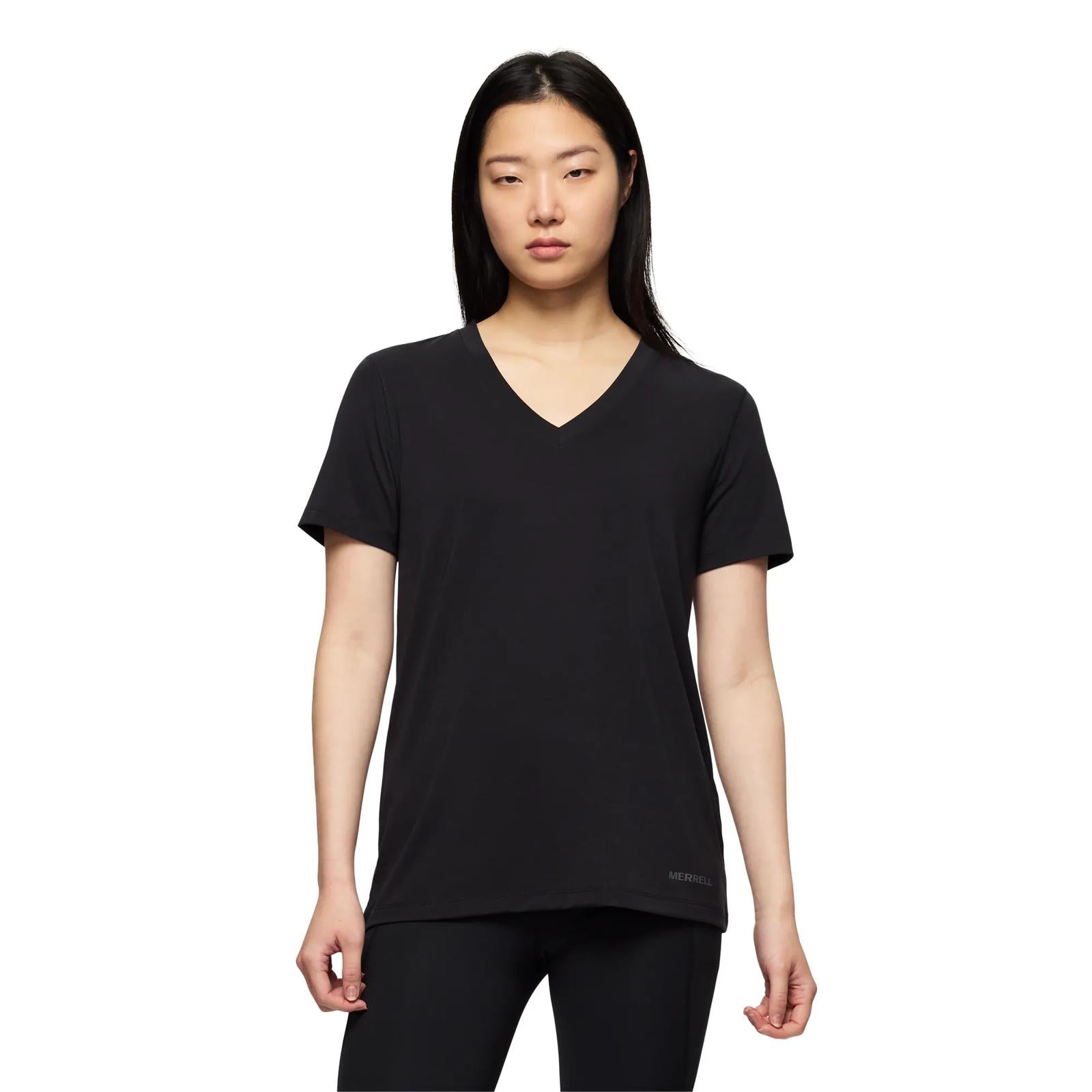Viva Tencel V-Neck Tee - Tops | Merrell Onsale