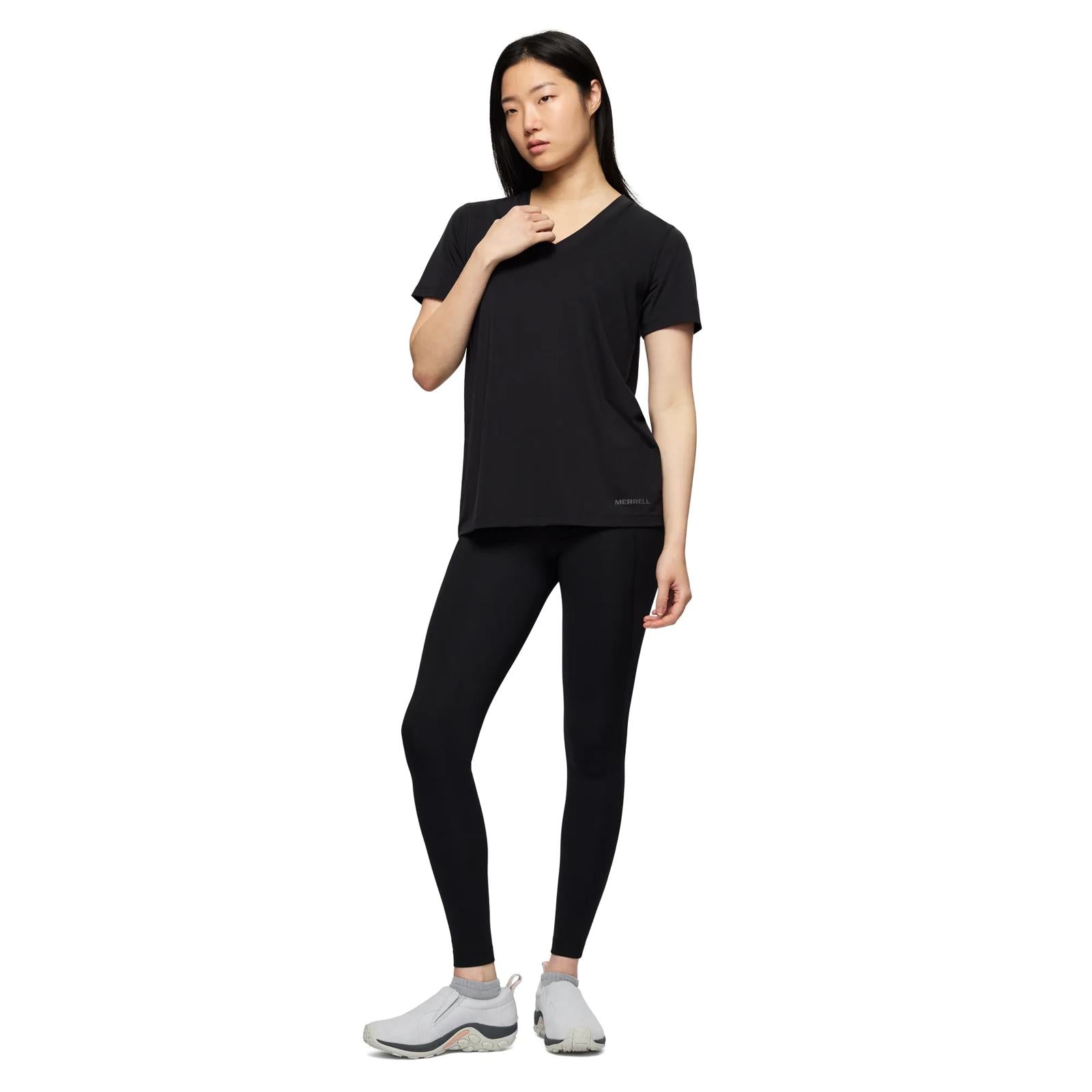 Viva Tencel V-Neck Tee - Tops | Merrell Onsale