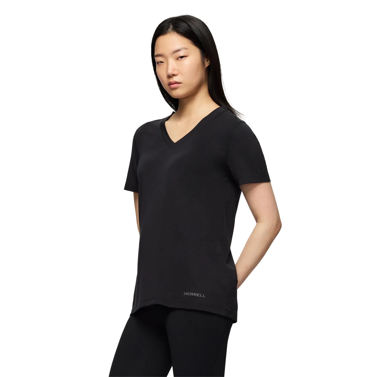 Viva Tencel V-Neck Tee - Tops | Merrell Onsale